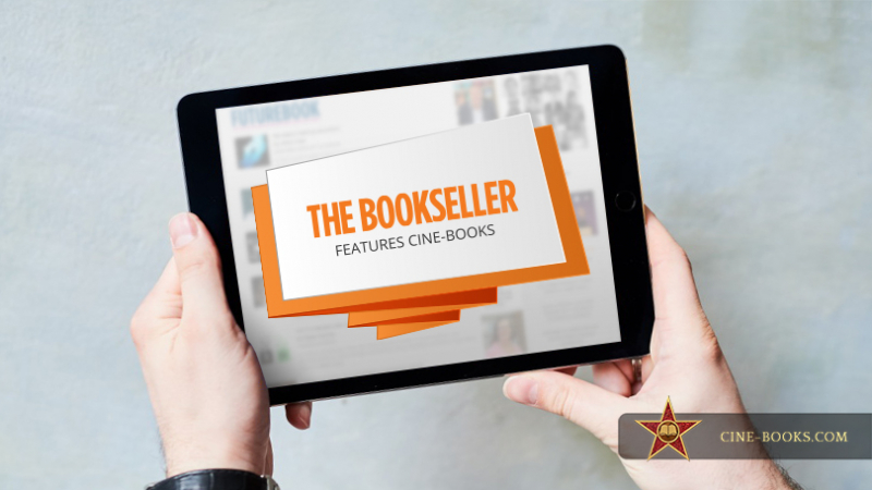 CINE-BOOKS is featured in "The Bookseller" magazine (cover)