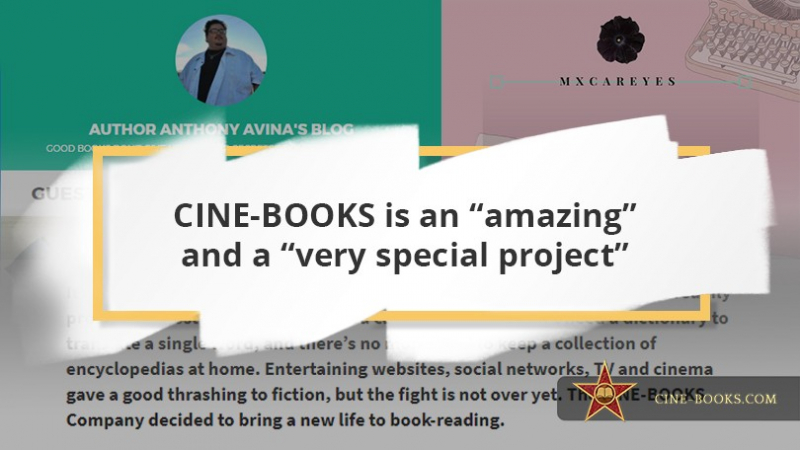 CINE-BOOKS is an “amazing” and a “very special project” (cover)